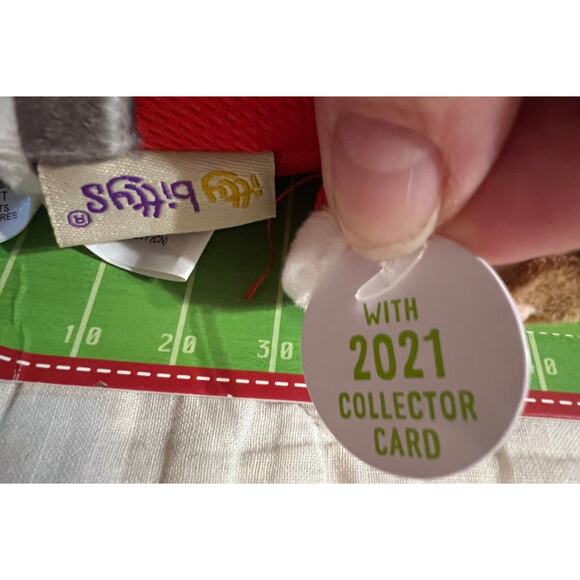 HALLMARK ITTY BITTYS TOM BRADY Tampa Bay Buccaneers Special Edition Plush *NEW* - Picture 3 of 8